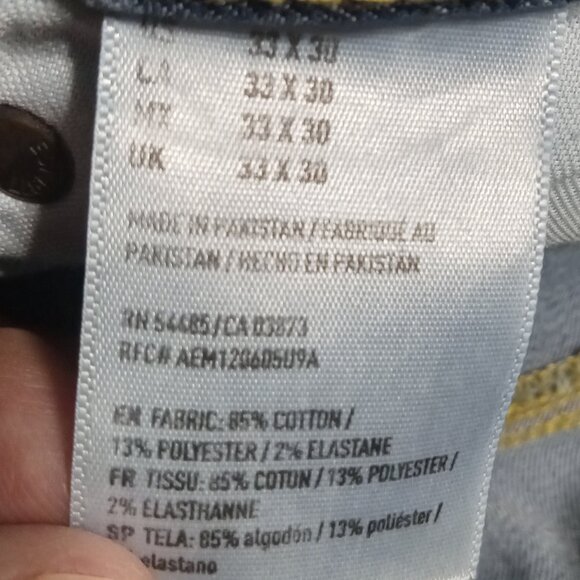 AEO Men's Original Straight Jeans 33x30 5120288305 - Picture 7 of 8